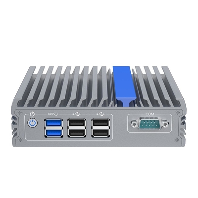 Barebone Computer J3710 Dual Lan Business Fanless Mini PC mit 6 USB