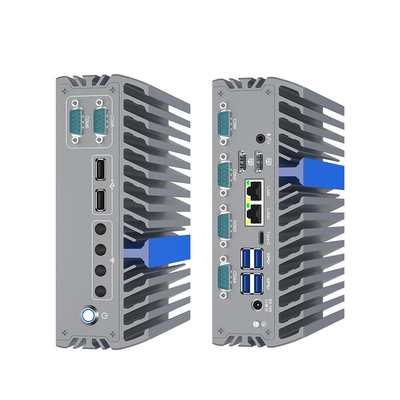 Industrieller PC eingebetteter N100 6 Com 2,5 Gb Ethernet Industrieller Computer ohne Lüfter