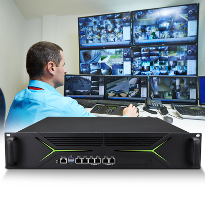 2u Rack-montierte Netzwerksicherheit mit überflüssiger Stromversorgung