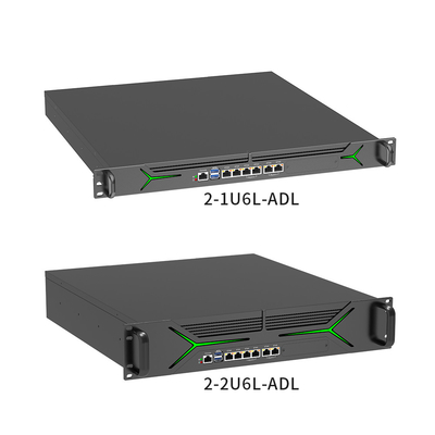 6 Intel 1000m Ports 2u Rack Mounted Devices Anwendung für Datenbank