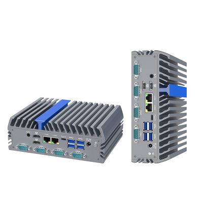 Din-Rail Mini PC Box Computer mit Ddr5 Ram M.2 Ssd Triple Display