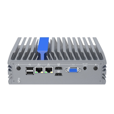 Mini Fanless Box Computer mit 4 Kernen und Intel N100 Prozessor