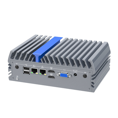 Low Power N100 Fanless Mini PC HD-MI VGA Dual Lan Mini Computer TDP 6w