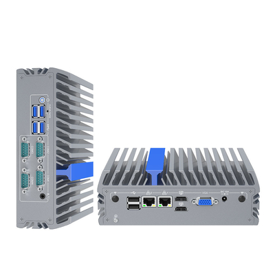 2 Ethernet 4 USB 2 COM DDR4 Linux 12th Gen N100 Mini Desktop PC