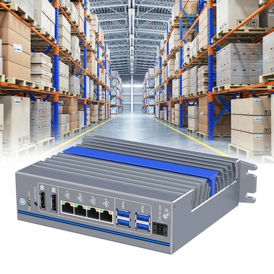 DC 12V-24V Ventilatorloser Mini-Industrial-PC mit I7 CPU und Hochspannungsunterstützung