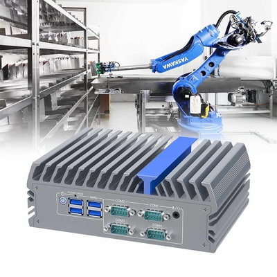 Mini-PC für die Industrie ohne Lüfter eingebetteter Computer DC 12V 5A J6412