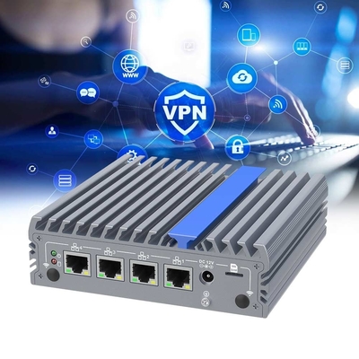 16 GB N100 Dual Display Firewall Appliance Barebone 2.5G LAN Fanless Industrieller Mini-PC