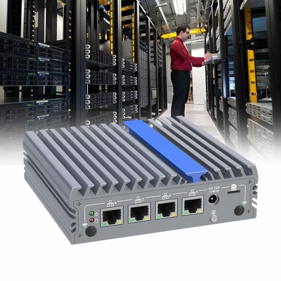 4 Lan Mini PC N100 DDR4 M.2 Lüfterlose Box Home Router Firewall