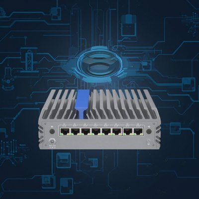 14th Gen Ultra 7 155U Firewall Mini PC Barebone PC mit 4 USB3.2