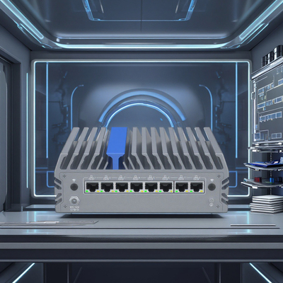 Firewall PC 6 Lan Ports Fanless Mini PC Firewall Router Pfsense
