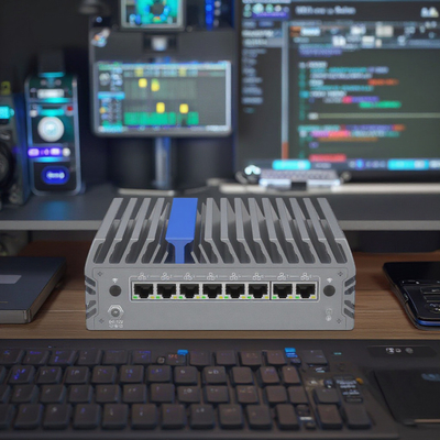 24/7H Betrieb 8 Lan Port Firewall Gerät Netzwerksicherheit mit Core Ultra 5 125U