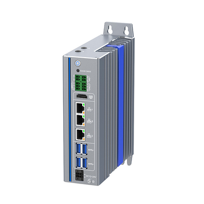Buch Typ Industrieller PC 12. Generation Intel Alder Lake-N N100 Mini PC mit 3 Intel Ethernet