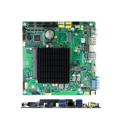 Industrielle Automatisierung Triple Display Fanless Mini Itx Motherboard mit Intel UHD Grafik und 10 USB-Ports