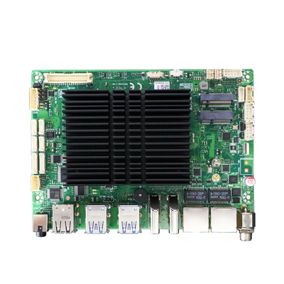 J6412 Lüfterloses Motherboard Fabrik, 3,5-Zoll-Motherboard PC-Kompatibilität mit 6 X RS232 COM