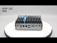 IEXP-332 N100 Mini PC 2 Ethernet-Ports Mini PC 2 Lan 4 COM RS232 RS485